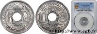 FRANKREICH 10 centimes Lindauer en zinc, Cmes souligné et mil ETAT FRANÇAIS 1941 (21mm, 2,50g, 6h) -