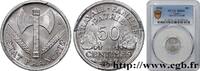 FRANKREICH 50 centimes Francisque, lourde ETAT FRANÇAIS Paris 1942 (17,97mm, 0,8g, 6h) -