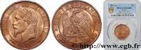 FRANKREICH Cinq centimes Napoléon III, tête laurée ZWEITES KAISERREICH Paris 1861 (25,29mm, 5g, 6h) -