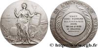 FRANKREICH Médaille, Cours d’adultes ENSEIGNEMENT 34 - Bédarieux 1907 (49,5mm, 61,82g, 12h) -