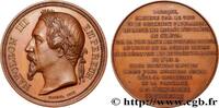 FRANKREICH Médaille, Discours de l’empereur SECOND EMPIRE 1859 (41,5mm, 37,39g, 12h) -