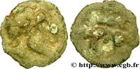 FRANKREICH Potin à la tête casquée et au sanglier CENTER, UNSPECIFIED Ier siècle avant J.-C. (18mm, 2,63g, 2h) -