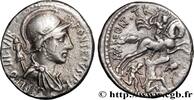 THE REPUBLIC (280 BC to 27 BC) Denier FONTEIA Rome 55 AC. (17,5mm, 3,93g, 6h) -