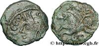 FRANKREICH Bronze SVTICOS, classe III à la tête casquée VELIOCASSES (Region die Normandie c. 50-40 AC. (15mm, 2,59g, 7h) -