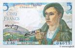 FRANKREICH 5 Francs BERGER FRANKREICH 5 Francs BERGER 1943 fST+ -