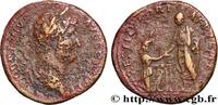 THE ANTONINES (96 AD to 192 AD) Sesterce HADRIANUS Rome, commémoration des voyages 136 (31mm, 23,64g, 12h) -