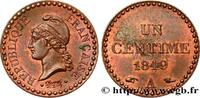 FRANKREICH Un centime Dupré, IIe République ZWEITE FRANZOSISCHE REPUBLIK Paris 1849 (18mm, 2,00g, 6h) -