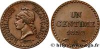 FRANKREICH Un centime Dupré, IIe République ZWEITE FRANZOSISCHE REPUBLIK Paris 1850 (18mm, 2,00g, 6h) -