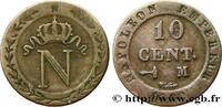 FRANKREICH 10 cent. à l'N couronnée GESCHICHTE FRANKREICHS Toulouse 1809 (18mm, 2g, 6h) -