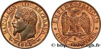 FRANKREICH Cinq centimes Napoléon III, tête laurée ZWEITES KAISERREICH Bordeaux 1864 (25mm, 4,92g, 6h) -