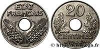 FRANKREICH 20 centimes fer ETAT FRANÇAIS 1944 (24mm, 3,10g, 6h) -