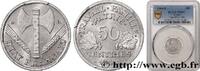 FRANKREICH 50 centimes Francisque, légère ETAT FRANÇAIS Beaumont-Le-Roger 1944 (18 mmmm, 0,70g, 6h) -
