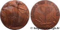 FRANKREICH Médaille, Charpentier de marine MER ET MARINE : PAQUEBOTS, NAVIRES, BATEAUX Monnaie de Paris 1984 (67,5mm, 163,47g, 12h) -