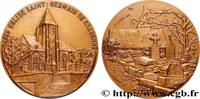 FRANKREICH Médaille, Église Saint-Germain de Charonne ÉGLISES ET CATHÉDRALES Monnaie de Paris 1976 (76,5mm, 244,82g, 12h) -