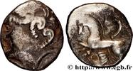FRANKREICH Drachme de billon au carnyx, tête à gauche GALLIEN - LEMOVICES (Region die Limoges) Limoges (87) c. 80-60 AC. (15mm, 2,00g, 2h) -