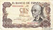 SPANIEN 100 Pesetas Remplacement SPANIEN 100 Pesetas Remplacement 1970 S -