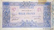 FRANKREICH 1000 Francs BLEU ET ROSE FRANKREICH 1000 Francs BLEU ET ROSE 1918 SGE -