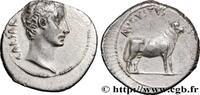 THE JULIO-CLAUDIANS (27 BC to 69 AD) Denier AUGUSTUS Samos ou Pergame c. 27 ou 21-20 AC. (20mm, 3,57g, 12h) -