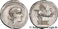 THE REPUBLIC (280 BC to 27 BC) Denier TITIA Rome 90 AC. (18mm, 3,35g, 6h) -