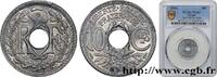 FRANKREICH 10 centimes Lindauer en zinc, Cmes souligné et mil ETAT FRANÇAIS 1941 (21mm, 2,50g, 6h) -