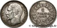 FRANKREICH 1 franc Louis-Napoléon ZWEITE FRANZOSISCHE REPUBLIK Paris 1852 (23mm, 4,99g, 6h) -