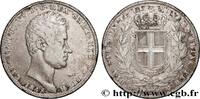 ITALIEN - KÖNIGREICH SARDINIEN - KARL ALBERT 5 Lire ITALIEN - KÖNIGREICH SARDINIEN - KARL ALBERT Gênes 1848 (37mm, 24,76g, 6h) -