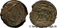FRANKREICH Bronze au sanglier enseigne GALLIEN - AULERCI EBUROVICES (Region die Évreux) Évreux (27) c.60-50 AC. (16mm, 3,03g, 11h) -