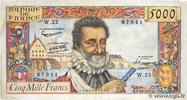 FRANKREICH 5000 Francs HENRI IV FRANKREICH 5000 Francs HENRI IV 1957 fSS -