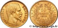 FRANKREICH 10 francs Napoléon III, tête nue, petit module ZWEITES KAISERREICH Paris 1855 (17mm, 3,24g, 6h) -