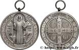 FRANKREICH Médaille, Saint Benoit VATICAN ET ÉTATS PONTIFICAUX Italie, Rome (1880) (51,50mm, 44,01g, 12h) -