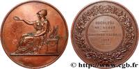 FRANKREICH Médaille, Faculté de droit, Concours général ENSEIGNEMENT 1875 (67mm, 139,53g, 12h) -
