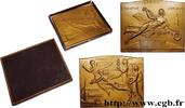 FRANKREICH Plaque, Exposition Internationale et Universelle EXPOSITIONS UNIVERSELLES Belgique, Bruxelles 1935 (64,5mm, 185,73g, 12h) -