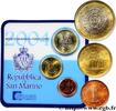 SAN MARINO MINI-SÉRIE Euro BRILLANT UNIVERSEL 1 Cent, 10 Cent SAN MARINO Rome 2004 (mm, g, 12h) -