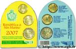 SAN MARINO MINI-SÉRIE Euro BRILLANT UNIVERSEL 10 Cent, 20 Cen SAN MARINO Rome 2007 (mm, g, 12h) -