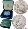 SAMBIA 5 Shillings Président Kaunda / emblème SAMBIA 1965 (38,8mm, 28,32g, 6h) -