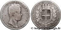 ITALIEN - KÖNIGREICH SARDINIEN - KARL ALBERT 1 Lire ITALIEN - KÖNIGREICH SARDINIEN - KARL ALBERT Turin 1838 (23mm, 4,60g, 6h) -