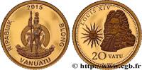 VANUATU 20 Vatu Proof Louis XIV VANUATU 2015 (11mm, 0,50g, 12h) -