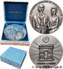 FRANKREICH Médaille, Visite à Paris de l’empereur Hirohito et JAPON Monnaie de Paris 1971 (67,5mm, 212,50g, 12h) -