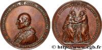 FRANKREICH Médaille, Hommage aux dominicains et franciscains, ITALIE - ÉTATS DU PAPE - LÉON XIII (Vincenzo Gioacchino Pecci) 1893 (55mm, 70,74g, 12h) -