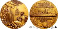 FRANKREICH Médaille, Paquebot Antilles MER ET MARINE : PAQUEBOTS, NAVIRES, BATEAUX 1952 (59mm, 76,96g, 12h) -