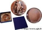 FRANKREICH Médaille, Hercules étouffant Antée, refrappe ANTIQUITÉ Monnaie de Paris 1979 (64mm, 78,10g, 12h) -