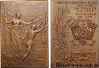 FRANKREICH Plaquette, Union des sociétés de tir de France, 5e TIR ET ARQUEBUSE 1905 (50,50mm, 39,4g, 12h) -