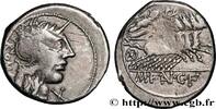 THE REPUBLIC (280 BC to 27 BC) Denier FANNIA Rome 123 AC. (19,5mm, 3,96g, 3h) -