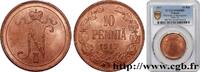 FINNLAND 10 Pennia monogramme Tsar Nicolas II FINNLAND Helsinki 1917 (30mm, 12,80g, 12h) -