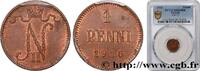 FINNLAND 1 Penni Tsar Nicolas II FINNLAND 1914 (15mm, 1,28g, 12h) -