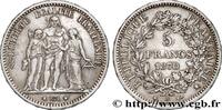 FRANKREICH 5 francs Hercule DRITTE FRANZOSISCHE REPUBLIK Paris 1870 (37mm, 24,94g, 6h) -