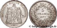 FRANKREICH 5 francs Hercule DRITTE FRANZOSISCHE REPUBLIK Bordeaux 1877 (37mm, 25,00g, 6h) -