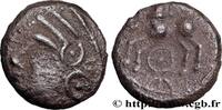 FRANKREICH Denier KALETEDOY à la rouelle GALLIEN - BELGICA - LINGONES (Region die Langres) c. 80-50 AC. (12mm, 1,79g, 11h) -