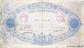 500 Francs BLEU ET ROSE 1921 FRANKREICH FRANKREICH 500 Francs BLEU ET ROSE 1921 fSGE fSGE