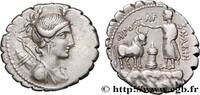 THE REPUBLIC (280 BC to 27 BC) Denier serratus POSTUMIA Rome 81 AC. (17,5mm, 3,93g, 6h) -